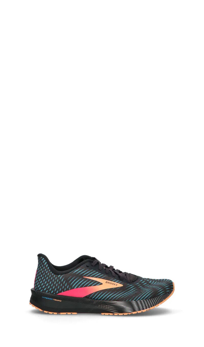 BROOKS Sneaker uomo nera/azzurra/rossa/arancio NERO 41