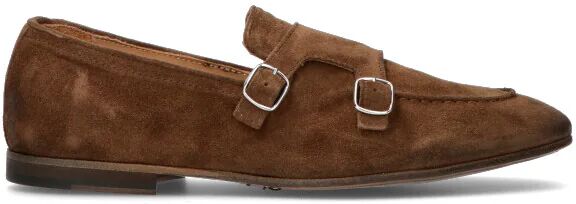 PAWELK'S Fibbiata uomo marrone in suede MARRONE 42