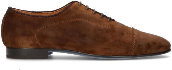 MEZZETINTE Stringata uomo marrone in suede MARRONE 46