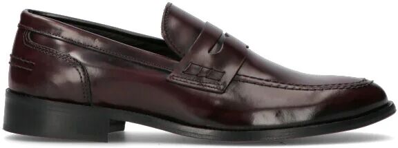 NEROFUMO Mocassino uomo marrone in pelle BORDEAUX 45