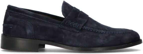 NEROFUMO Mocassino uomo blu in suede BLU 44