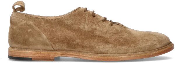 ERNESTO DOLANI Stringata uomo beige in suede MARRONE 44