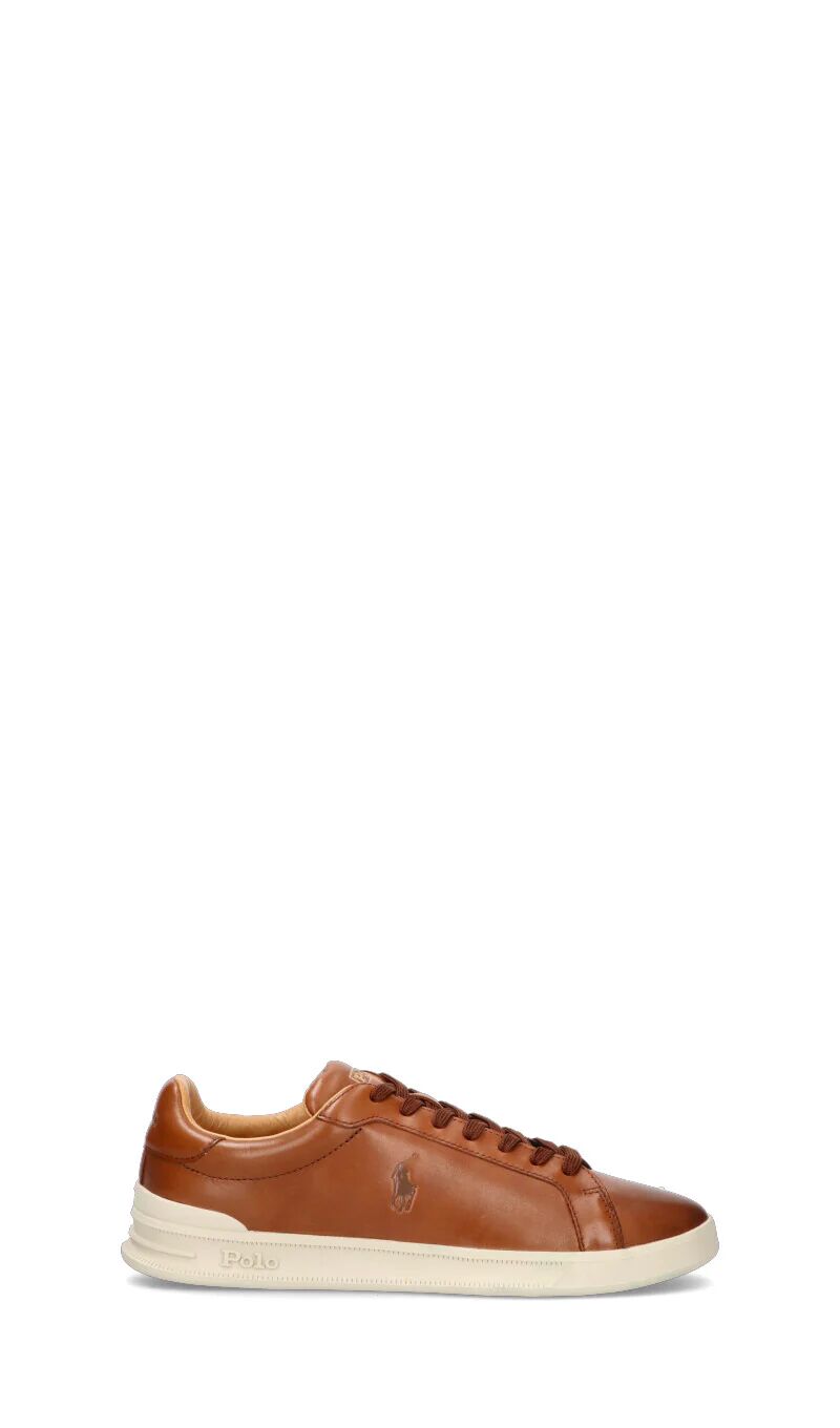 Ralph Lauren Sneaker uomo marrone in pelle MARRONE 44