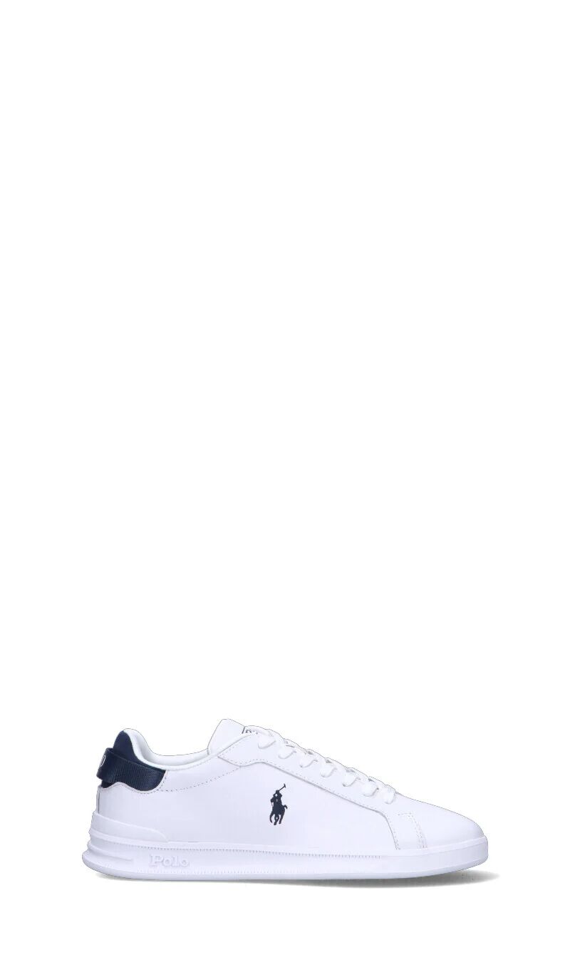 Ralph Lauren Sneaker uomo bianca/blu in pelle BIANCO 43