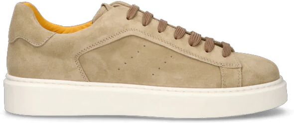 DOUCAL'S Sneaker uomo beige in suede BEIGE 44