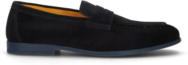 DOUCAL'S Mocassino uomo blu in suede BLU 44