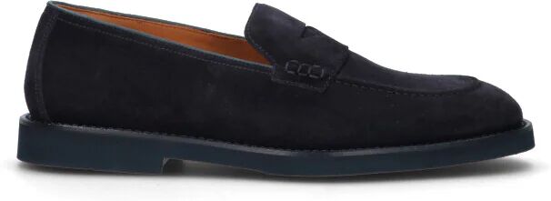 DOUCAL'S Mocassino uomo blu in suede BLU 45