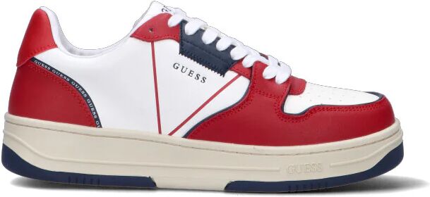 Guess Sneaker uomo bianca/rossa in pelle 42