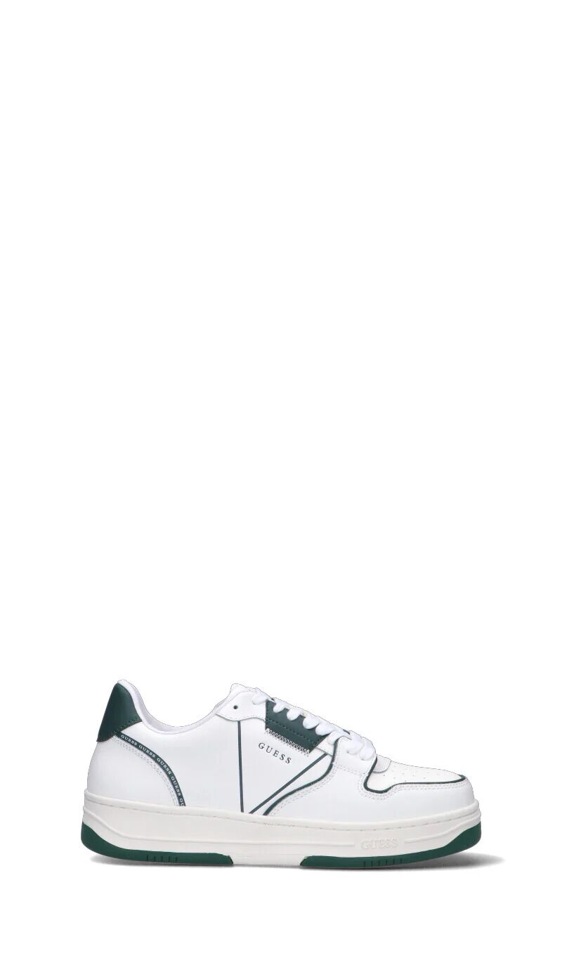 Guess Sneaker uomo bianca/verde in pelle BIANCO 44