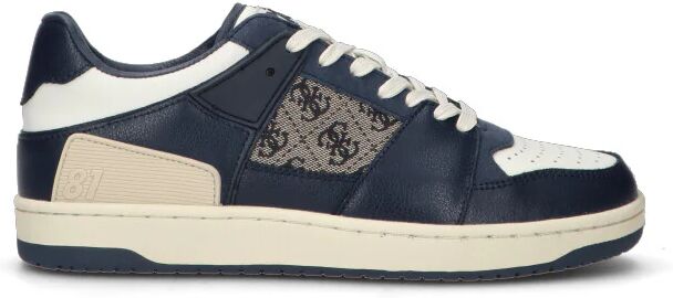 Guess Sneaker uomo blu/bianca/beige in pelle BLU 45