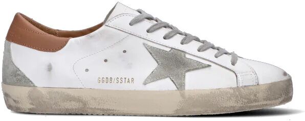 GOLDEN GOOSE Sneaker donna bianca/marrone in pelle BIANCO 46