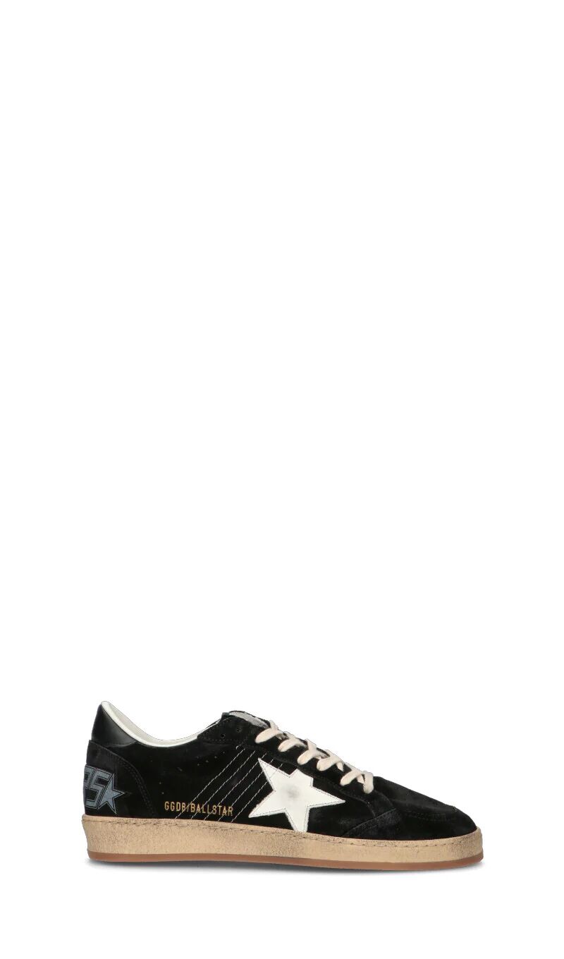 GOLDEN GOOSE BALL STAR Sneaker uomo nera in suede NERO 45