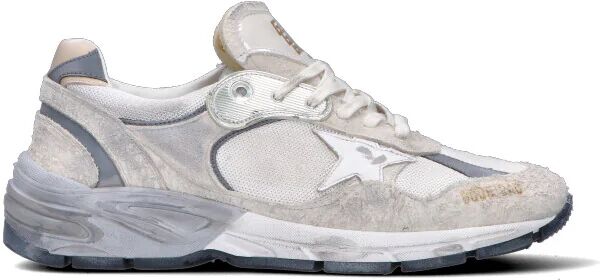 GOLDEN GOOSE Sneaker donna bianca/argento in pelle BIANCO 45