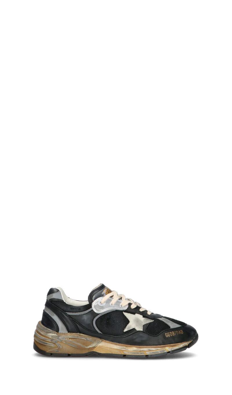 GOLDEN GOOSE RUNNING DAD Sneaker uomo nera in pelle NERO 43