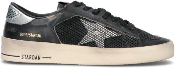 GOLDEN GOOSE STARDAN Sneaker uomo nera in pelle NERO 46