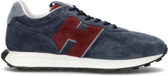 Hogan Sneaker donna blu/bordeaux in suede BLU 43