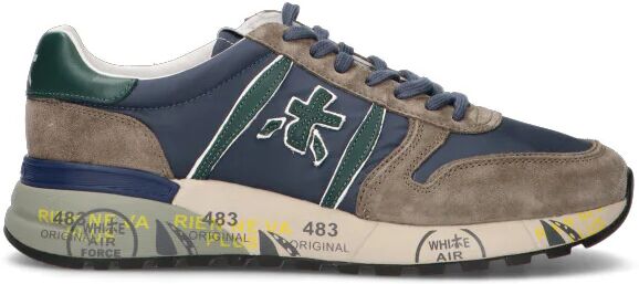 Premiata Sneaker uomo blu/grigia in pelle TAUPE 41