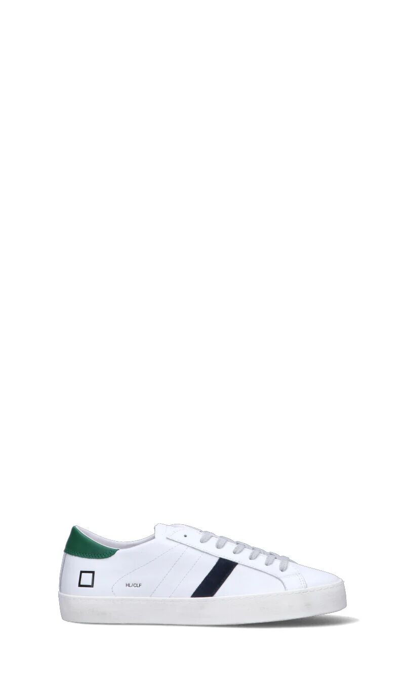D.A.T.E. Sneaker uomo bianca/verde in pelle BIANCO 42