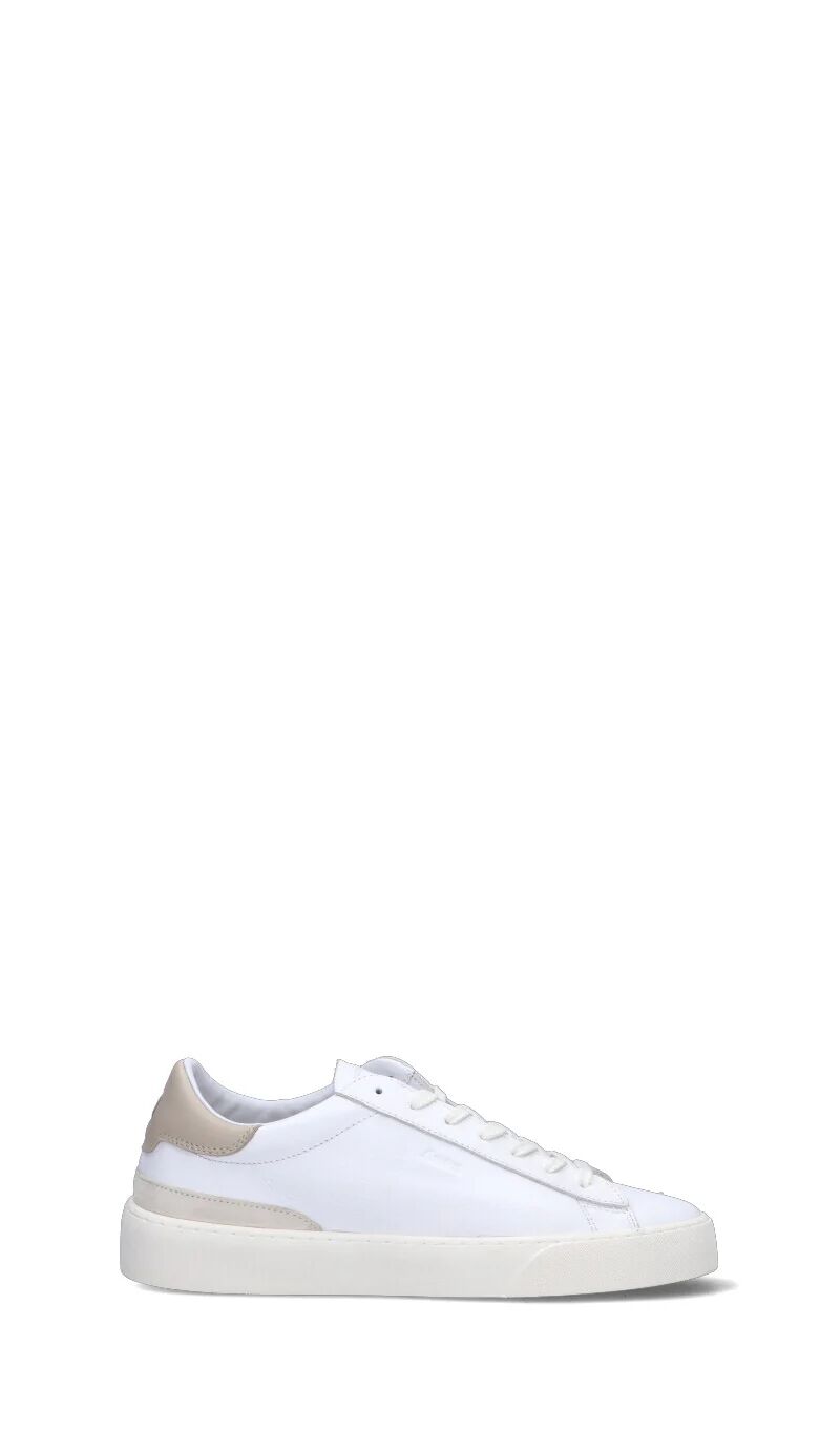 D.A.T.E. Sneaker uomo bianca/beige in pelle BIANCO 45