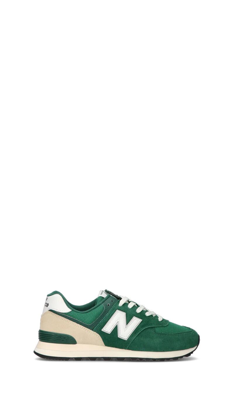 New Balance Sneaker uomo verde in suede 44