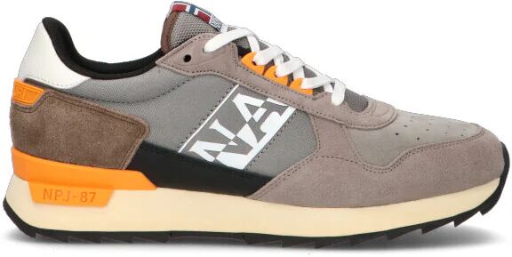 NAPAPIJIRI Sneaker uomo grigia/arancio in pelle BEIGE 45