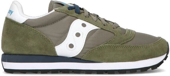 Saucony Sneaker uomo verde in suede 45