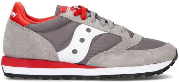 Saucony Sneaker uomo grigia/rossa in suede 43