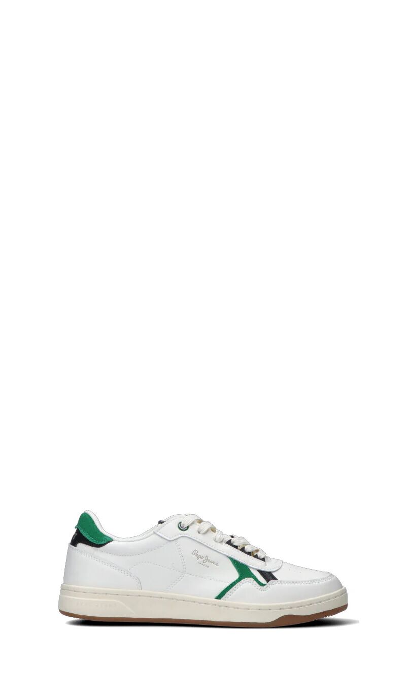 Pepe Jeans Sneaker uomo bianca/verde in pelle PANNA 45