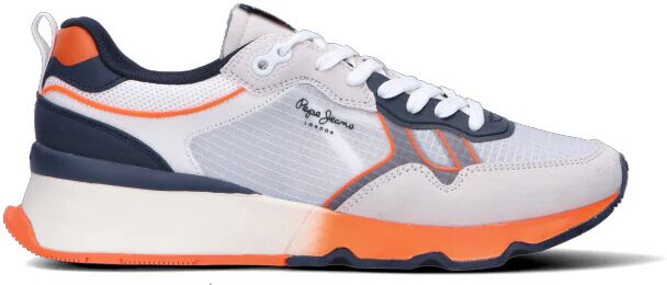 Pepe Jeans Sneaker uomo bianca/arancione BIANCO 45