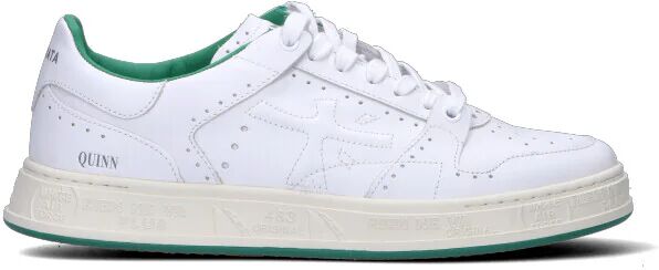 Premiata Sneaker uomo bianca/verde in pelle BIANCO 43