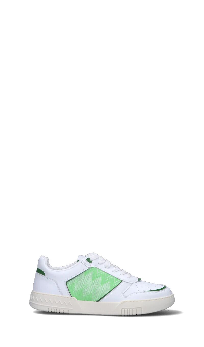 MISSONI Sneaker uomo bianca/verde BIANCO 44