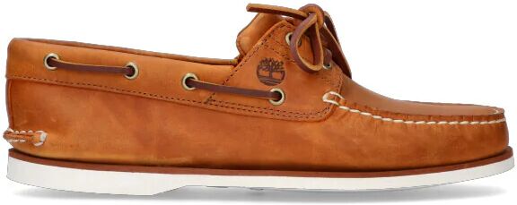 Timberland Scarpa barca uomo marrone in pelle MARRONE 44