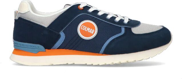 Colmar Sneaker uomo blu/arancione in pelle BLU 43