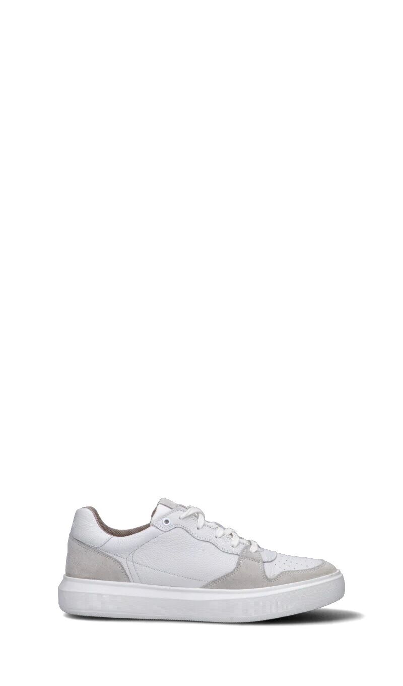 Geox Sneaker uomo bianca/beige in suede BIANCO 46
