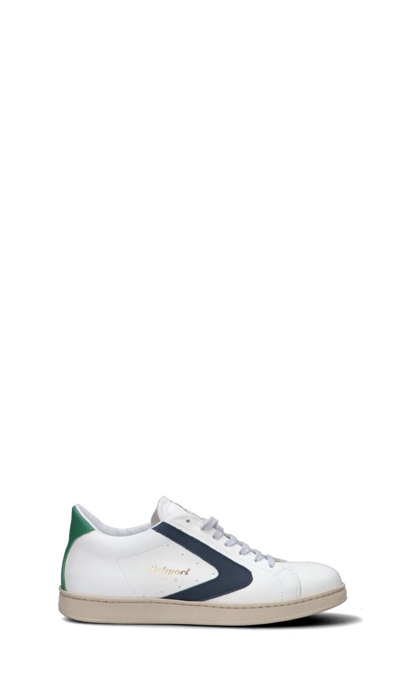 Valsport Sneaker uomo bianca/blu/verde in pelle BIANCO 46