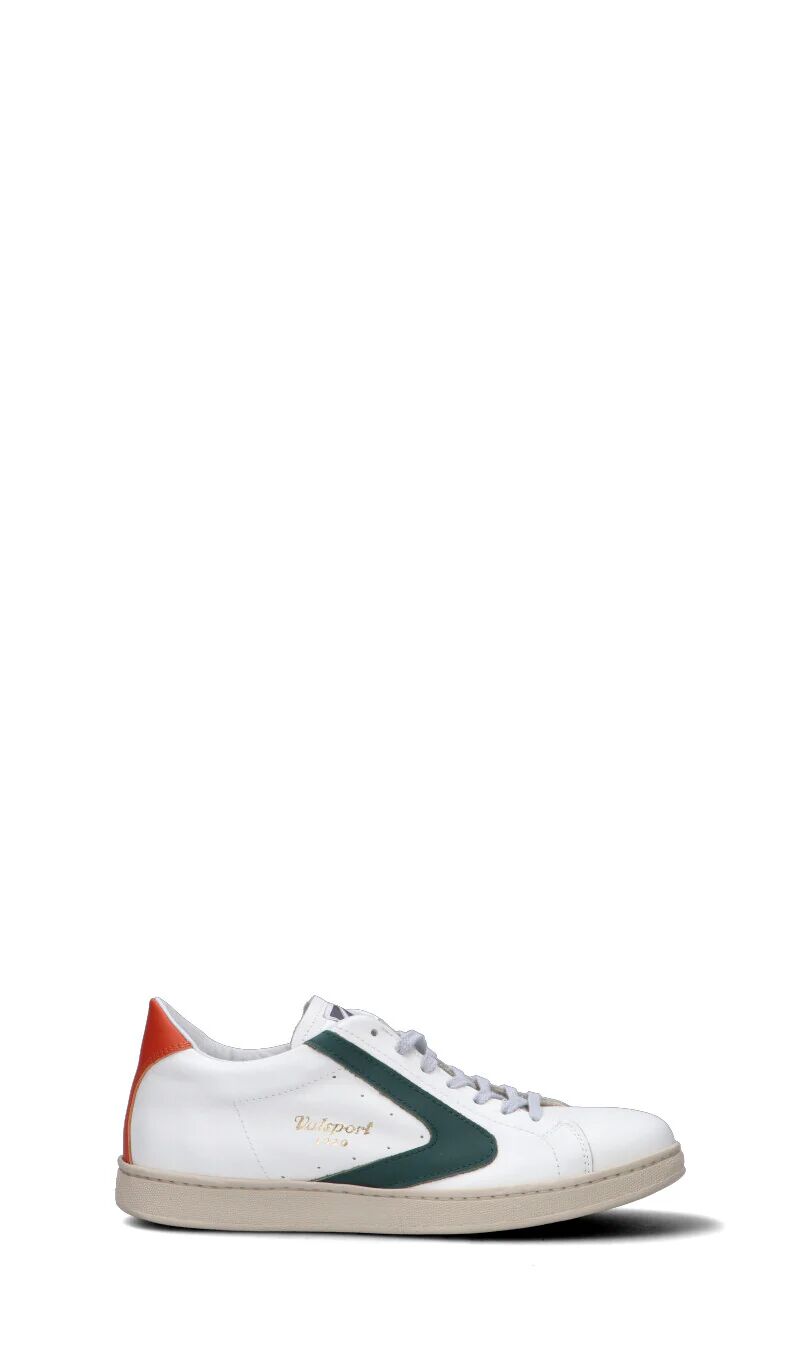 Valsport Sneaker uomo bianca/verde/rossa in pelle BIANCO 45