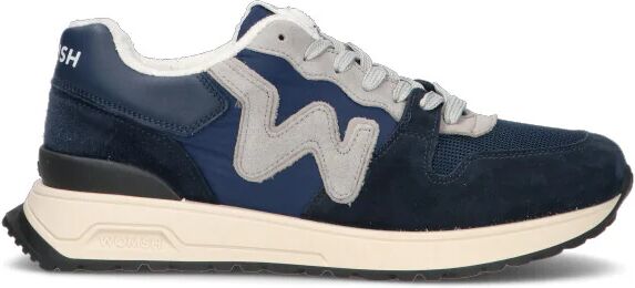 WOMSH Sneaker uomo blu in pelle BLU 41