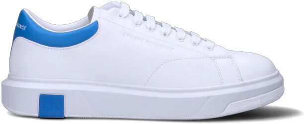 Armani Sneaker uomo bianca/azzurra in pelle BIANCO 42