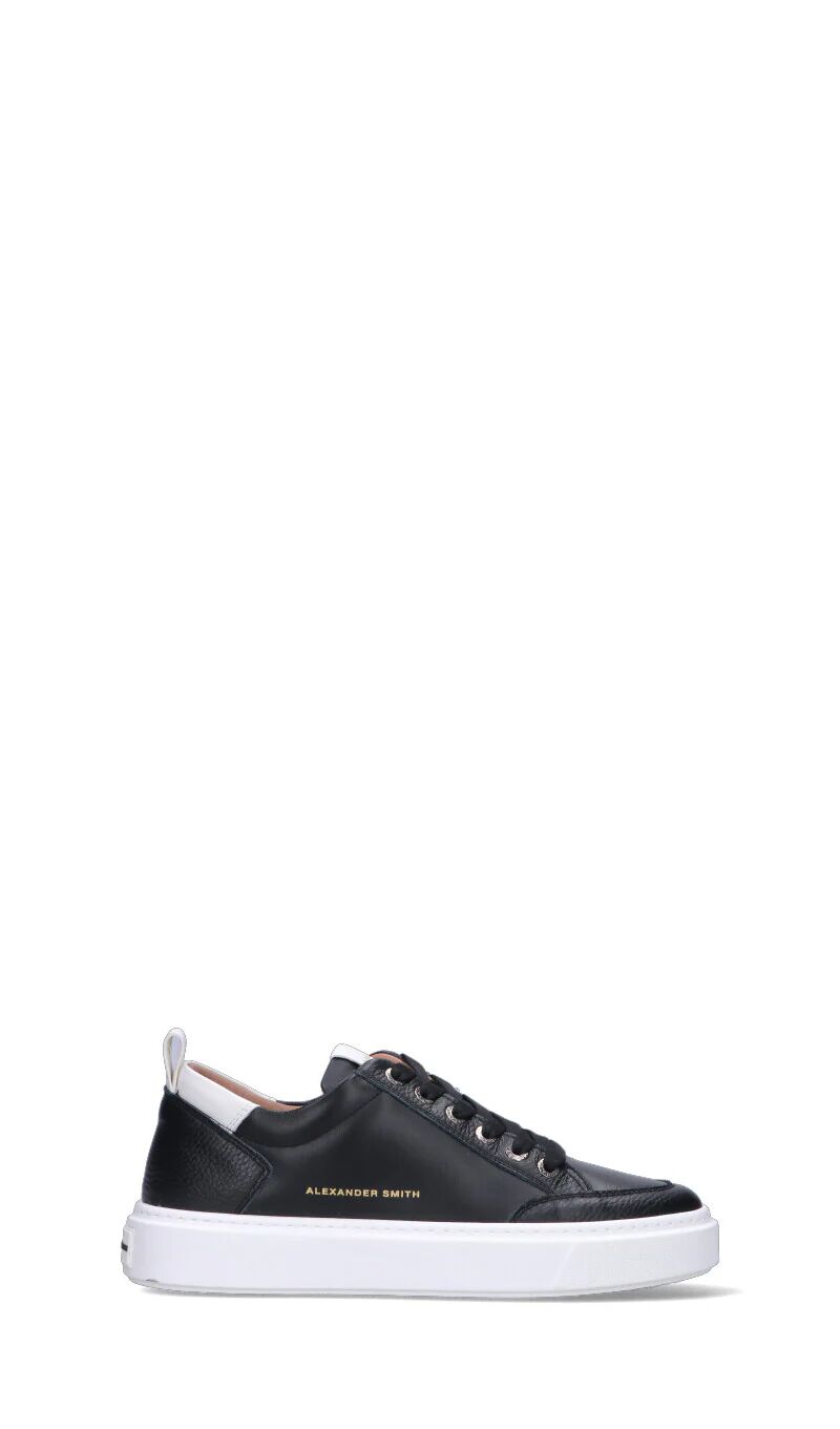 ALEXANDER SMITH Sneaker uomo nera in pelle NERO 40