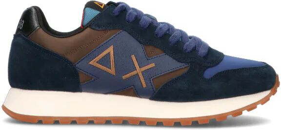 SUN68 Sneaker uomo blu/marrone in pelle MARRONE 40