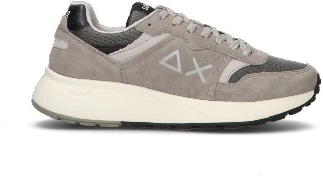 SUN68 Sneaker uomo grigia in pelle GRIGIO 42