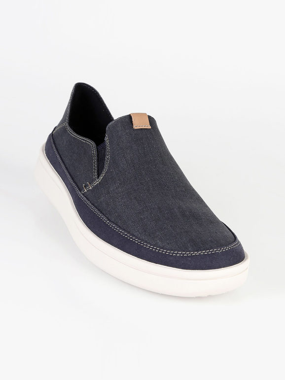 Clarks Cantal Step Scarpe slip on uomo in tessuto Slip On uomo Blu taglia 40