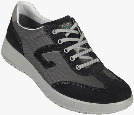 Grisport DEEP VESUVIO Sneakers uomo in pelle e tessuto Sneakers Basse uomo Grigio taglia 40