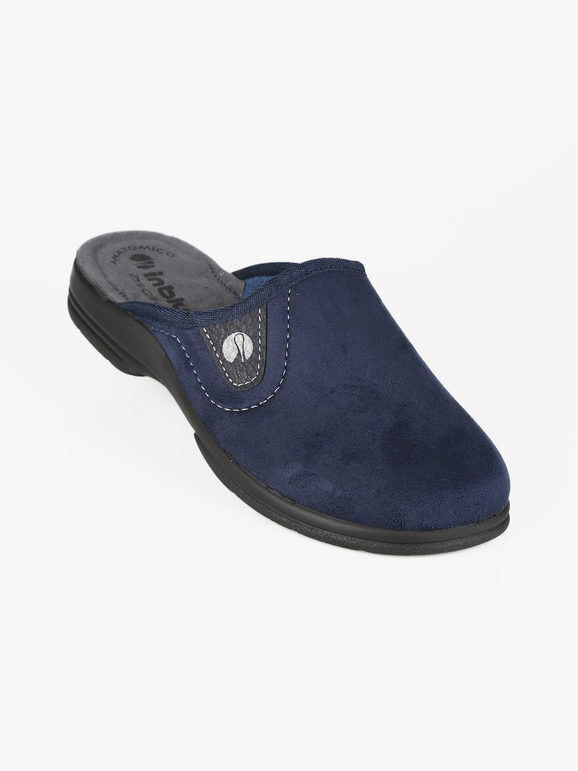 Inblu Pantofole da uomo in tessuto scamosciato Pantofole uomo Blu taglia 45