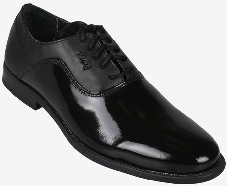 Nazareno Gabrielli Scarpe classiche in pelle lucida da uomo Classiche uomo Nero taglia 45