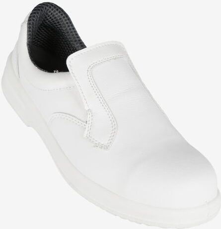 Blu Star Scarpe da lavoro in pelle uomo slip on Scarpe Antinfortunistiche uomo Bianco taglia 42