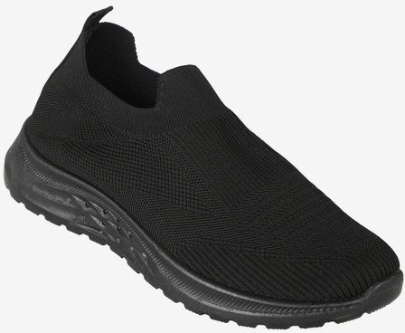 Fashion Scarpe slip on da uomo in maglia Slip On uomo Nero taglia 40