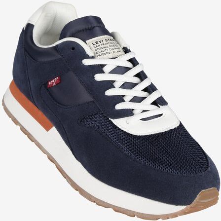 Levis Sneakers in pelle da uomo Sneakers Basse uomo Blu taglia 46