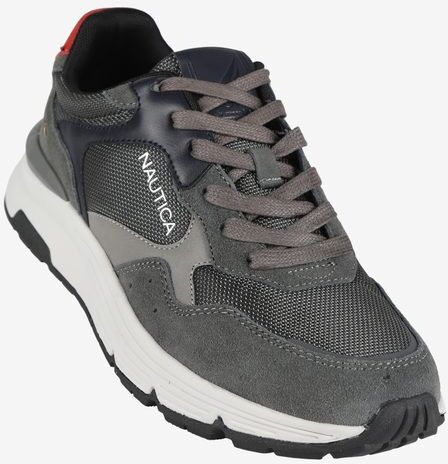 Nautica Sneakers in pelle da uomo Sneakers Basse uomo Grigio taglia 45