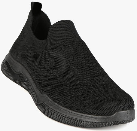 Econfort Sneakers slip on in tessuto da uomo Slip On uomo Nero taglia 42